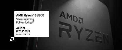 AMD Ryzen 5 3600 – Used 3.6GHz Zen 2 Gaming CPU, 6-Core 12-Thread, 65W L3=32MB, Socket AM4