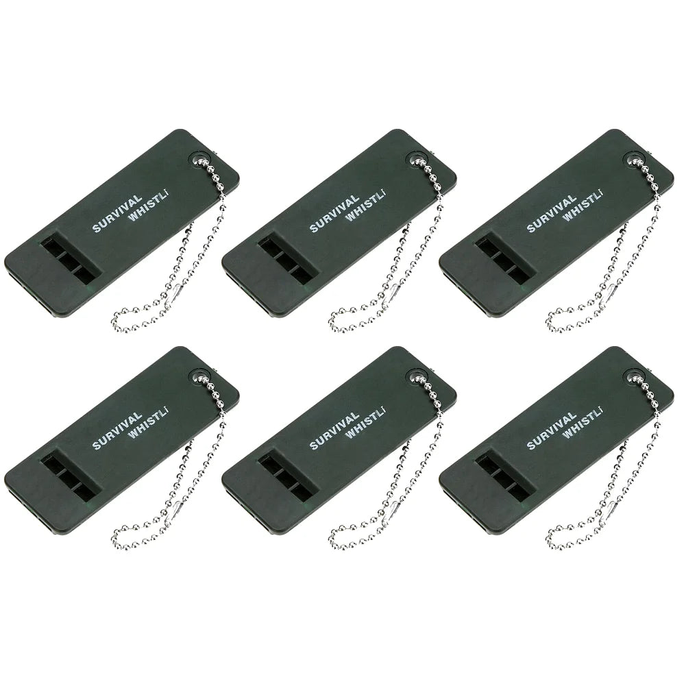 1–10PCS High Decibel Survival Whistle – 3-Frequency Outdoor Camping & Hiking Tool