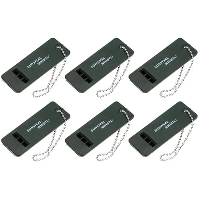 1–10PCS High Decibel Survival Whistle – 3-Frequency Outdoor Camping & Hiking Tool