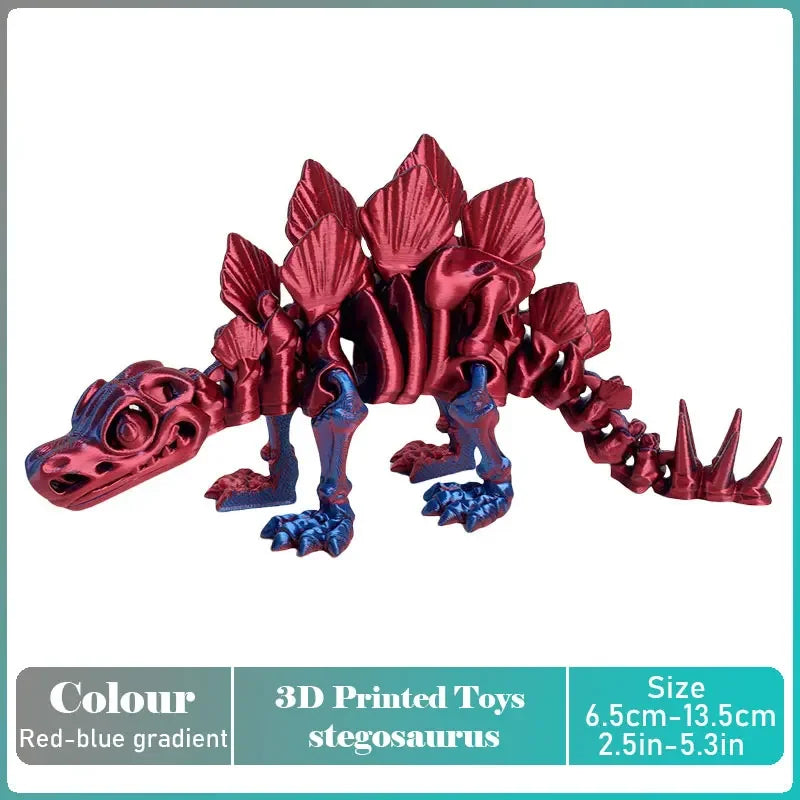 3D Printed Tyrannosaurus Rex Model - Realistic Jointed Movable Dinosaur Figure Toy & Desktop Decoration Gift