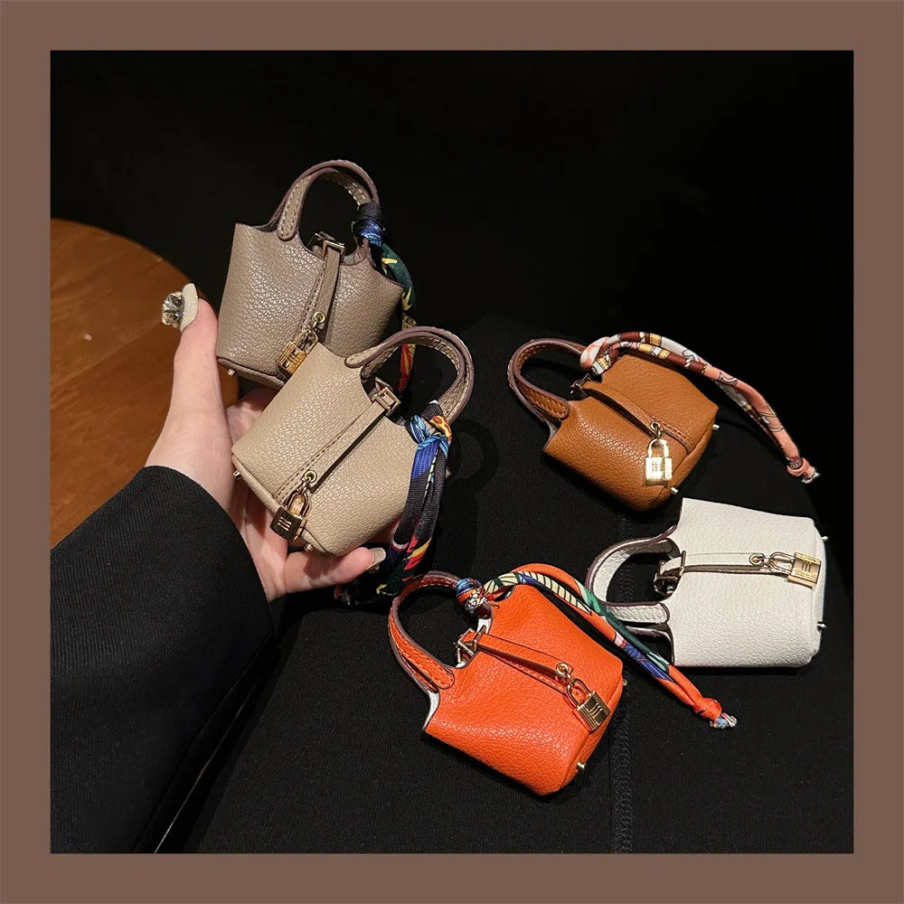 Mini House Handheld Bag – Portable Bluetooth Earphone & Zero Wallet Small Multifunctional Purse