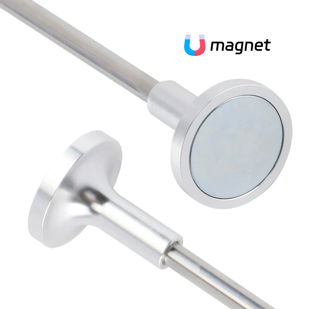 Golf Alignment Stick – Stainless Steel Swing Trainer with Magnetic Suction Cup for Swing Correction & Training Aids