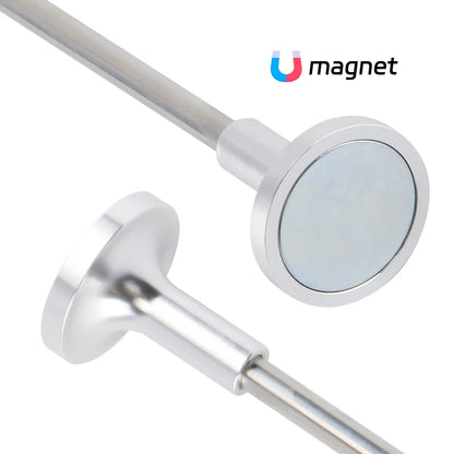 Golf Alignment Stick – Stainless Steel Swing Trainer with Magnetic Suction Cup for Swing Correction & Training Aids