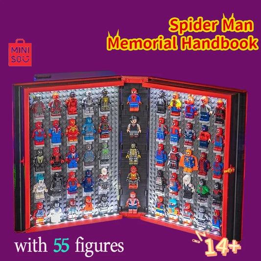 2025 Christmas Marvel Building Block Set – Star-Lord & Spiderman Figures, 55 Styles DIY Toy Gift