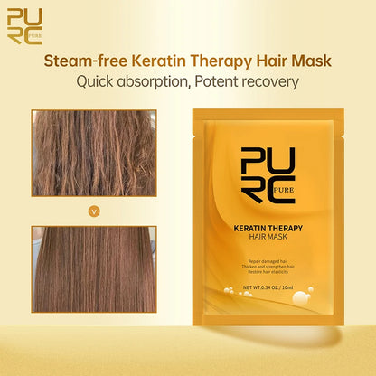 PURC 5-Second Magic Hair Mask — Argan Oil Nourishing Repair for Damaged, Frizz-Prone Hair