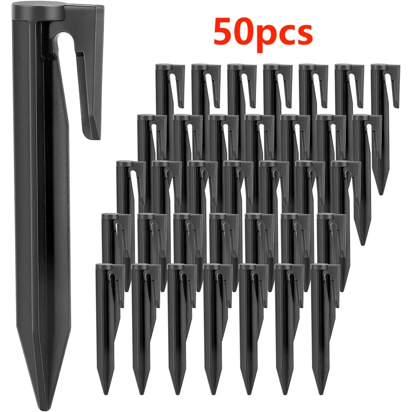 50/100PCS Lawn Mower Ground Pegs - Boundary Cable Fixing Spikes for Robot Mower Accessories