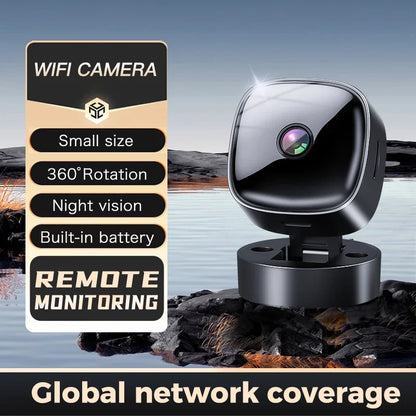 Lenovo 4K HD Rotating WiFi Mini Security Camera – Wireless Smart Home Surveillance with Night Vision