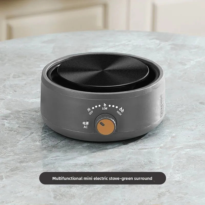 500W Electric Heating Base - Adjustable Temperature Coffee Stove & Manual Cooking Heater for Home Kitchen Use