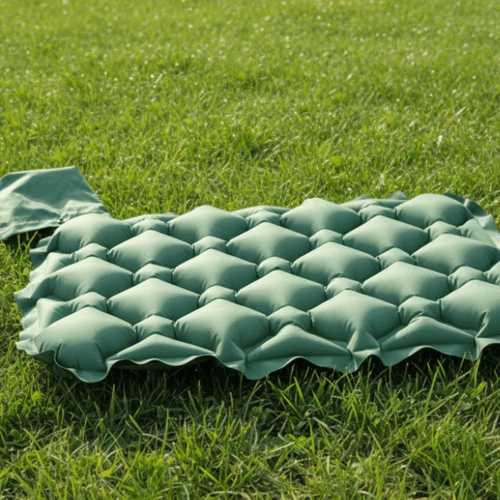 Foldable Inflatable Seat Cushion Moisture-Proof Lightweight Camping Chair Mat Water-Resistant Portable Space-Saving Car & Outdoor Seat Pad