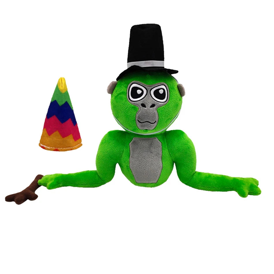 Gorilla Tag Monke Plush Toy – Cute Cartoon Stuffed Animal for Kids Birthday & Christmas Gifts