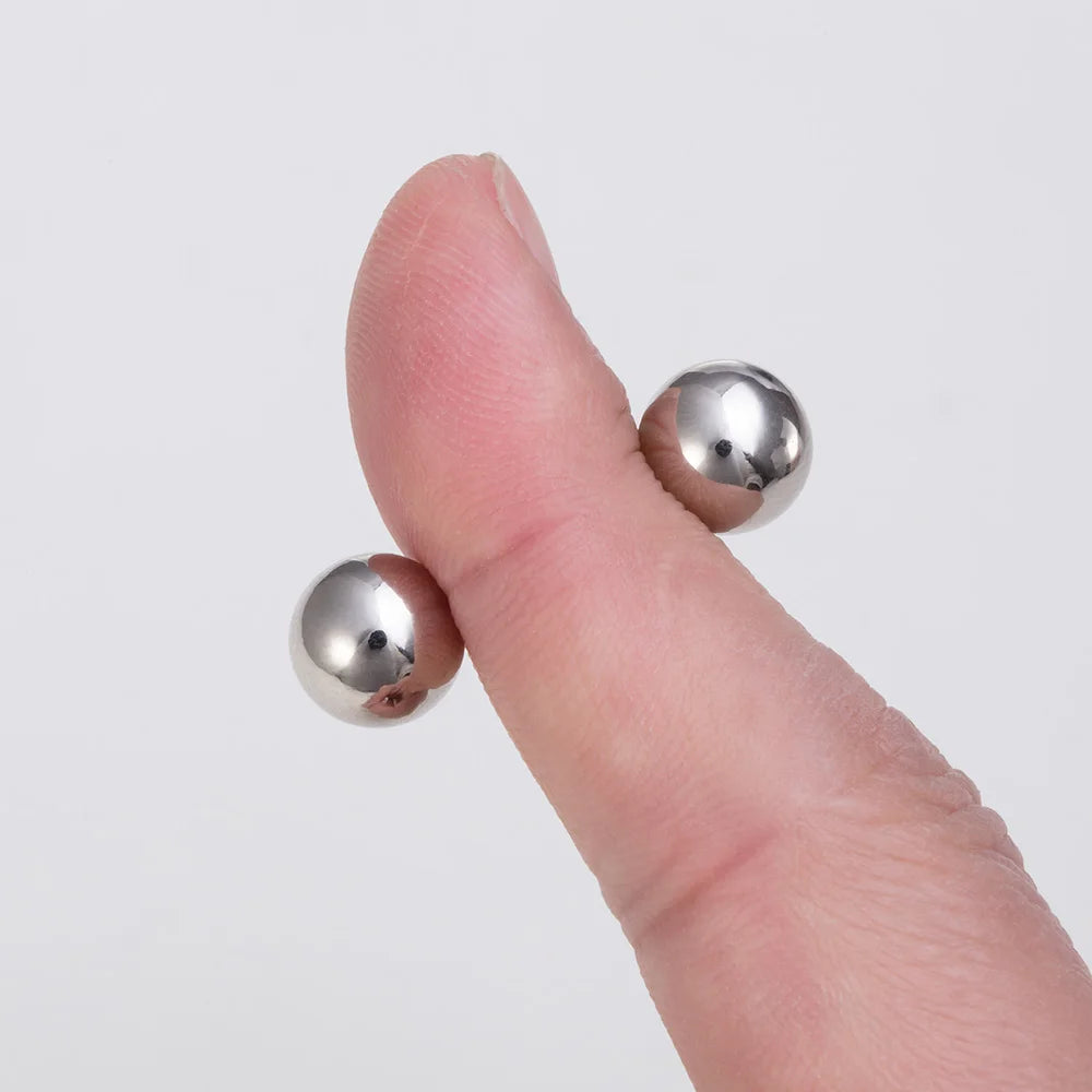 Magnetic Non-Piercing Jewelry Set - Stainless Steel Nipple Rings, Nose Studs & Lip Rings