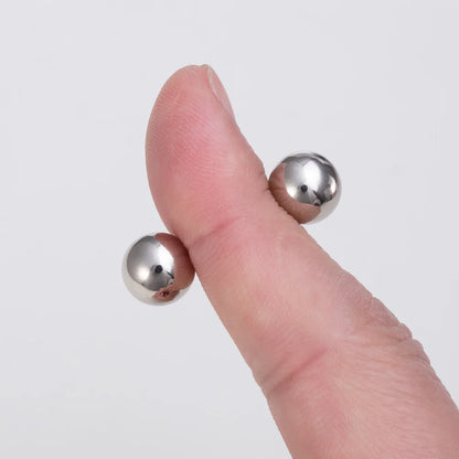 Magnetic Non-Piercing Jewelry Set - Stainless Steel Nipple Rings, Nose Studs & Lip Rings