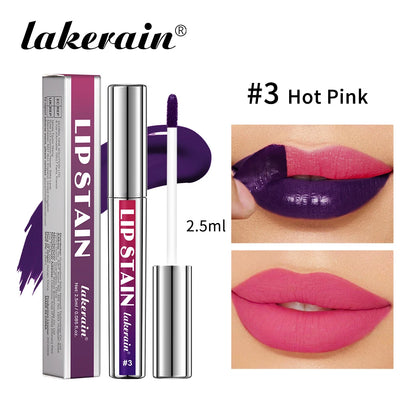 Peel-Off Lip Stain - Long-Lasting Waterproof Pink Tint with Transfer-Resistant Finish