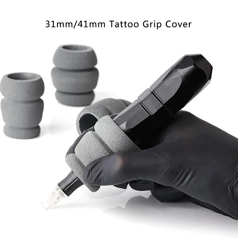 Memory Foam Tattoo Grip Cover - 31/41mm Machine Pen Tool Sponge Accessory