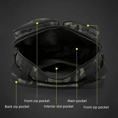 Trekking Tactical Shoulder Bag – Molle Sling Crossbody for Men, Camping, Hiking, Travel, Climbing & Fishing Weekend Outdoor Bag