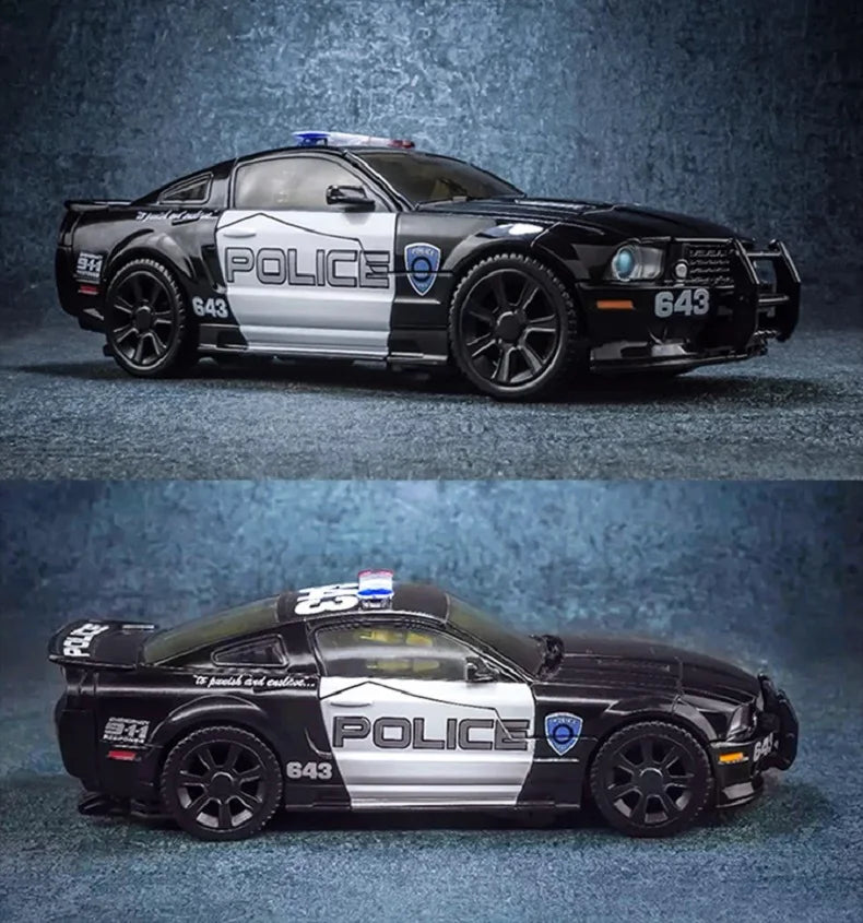 BMB Transformation LS02 Barricade – KO MPM05 Black Mamba MP Action Figure Robot Toy Collection