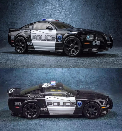 BMB Transformation LS02 Barricade – KO MPM05 Black Mamba MP Action Figure Robot Toy Collection