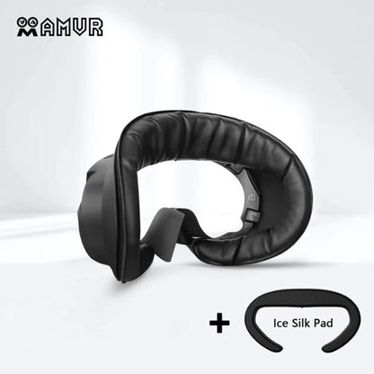PU Leather Eye Mask Cover for PICO 4/4 Pro/Ultra – AMVR VR Headset Face Cushion Protector   1/2