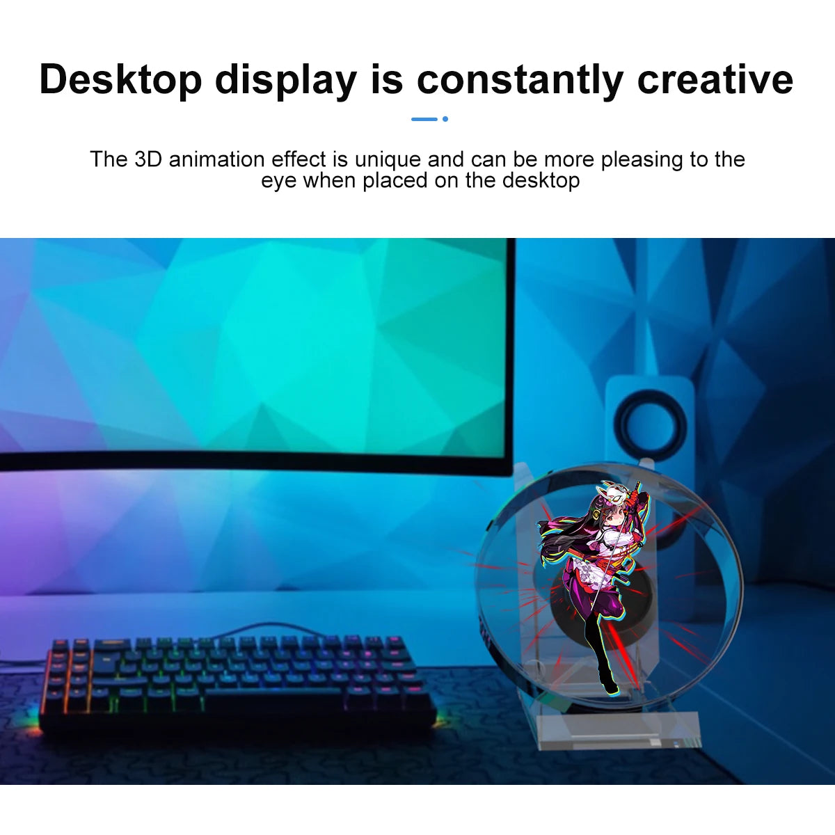 3D Hologram Fan Mini — HD Holographic Projector for Advertising, Stores, Bars, Parties & Xmas Display