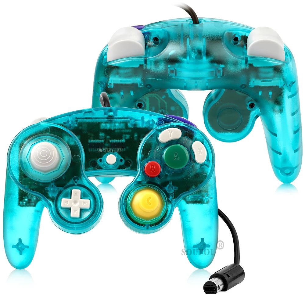 NGC Wired Handheld Joystick Controller – GameCube Gamepad Accessory for Nintendo