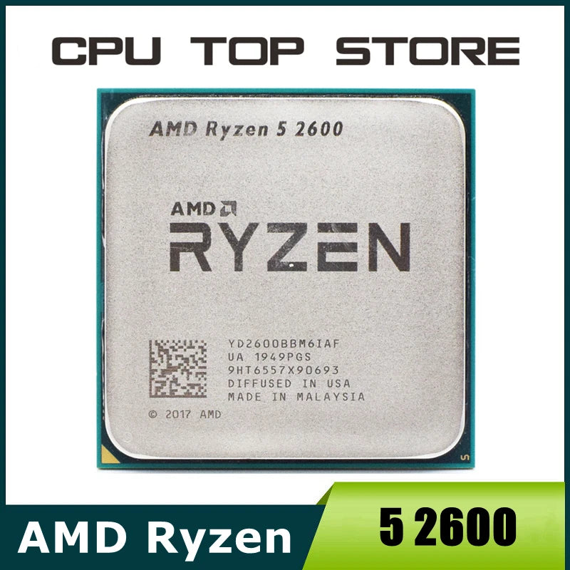 AMD Ryzen 5 2600 – 3.4GHz 6-Core 12-Thread CPU Processor, Socket AM4