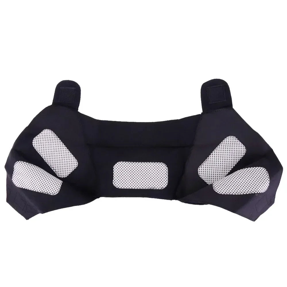 Double Shoulder Support Brace - Compression Shoulder Belt for Warmth & Support