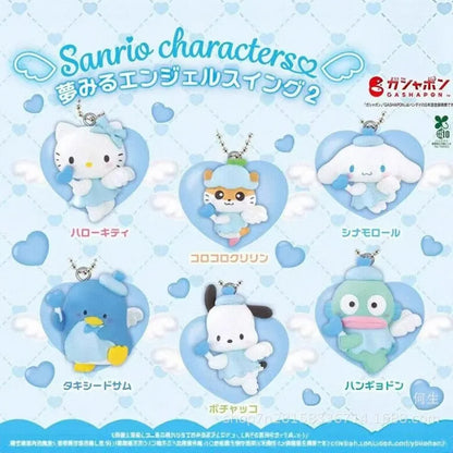 Sanrio Blind Box Anime Figure Pendant – Hello Kitty, Cinnamoroll & Pochacco Angel-Shaped Doll Model Kids Collectible Gift