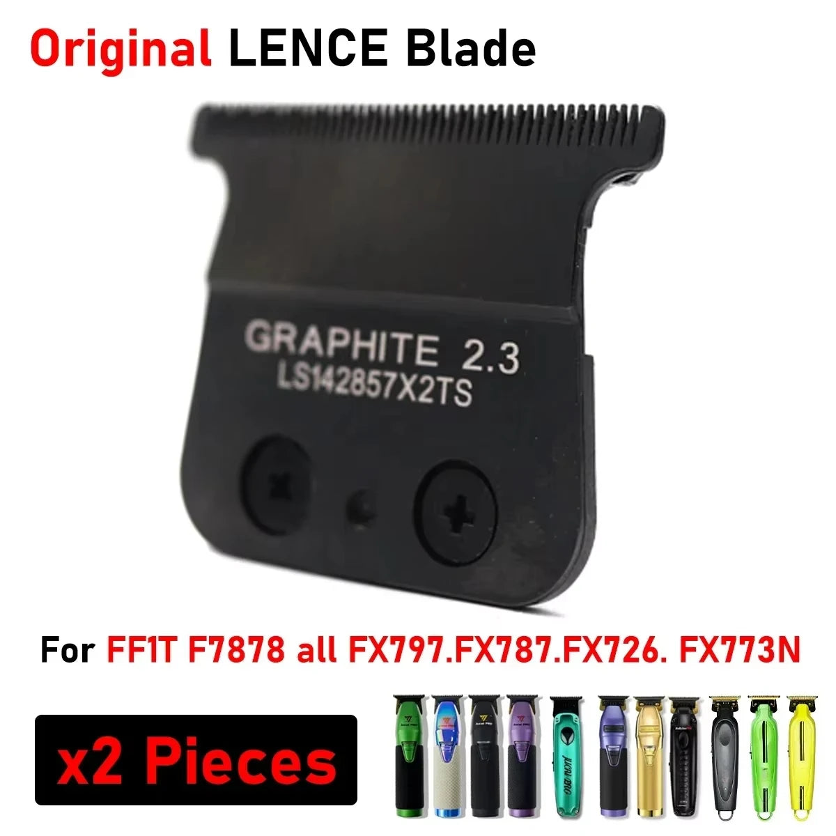 Professional Barber Carbon Steel Knife Head – Replacement DLC Blade for BAB787, 707Z & JUCAI PRO F7878