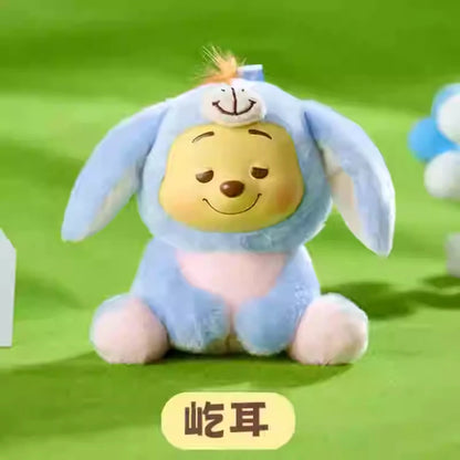 Original Winnie the Pooh Vinyl Plush Blind Box — Naughty Party Pooh Bear Bag Pendant, Cute Surprise Doll Gift