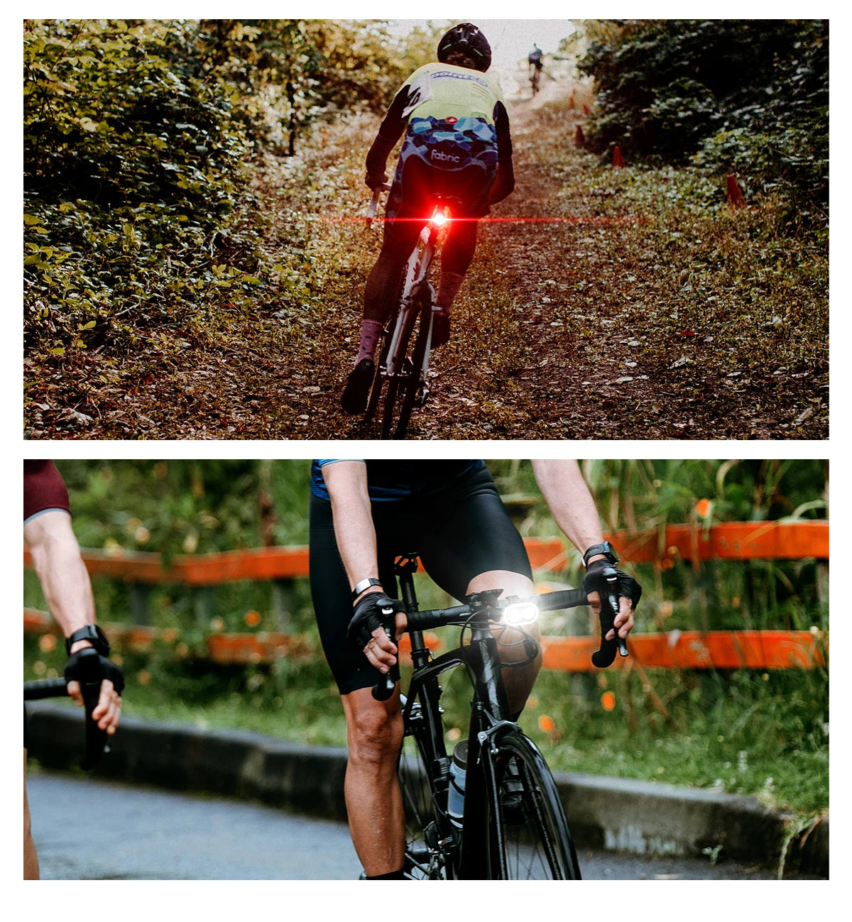 CYCLAMI CY300T Smart Bicycle Brake Sensing Light — Waterproof Front & Rear MTB Road Bike Light Accessory