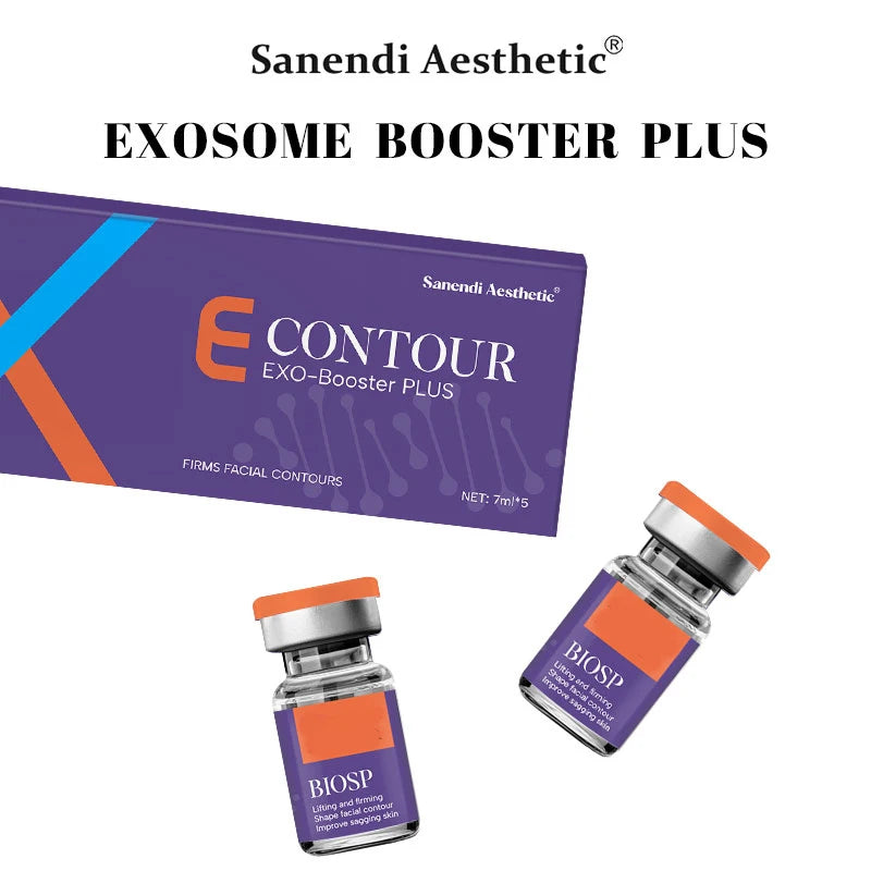 2025 Exosomas Plus Facial Serum – Anti-Aging, Lifting & Moisturizing Dermapen Booster for Acne Scar Repair, 7ml×5 Vials
