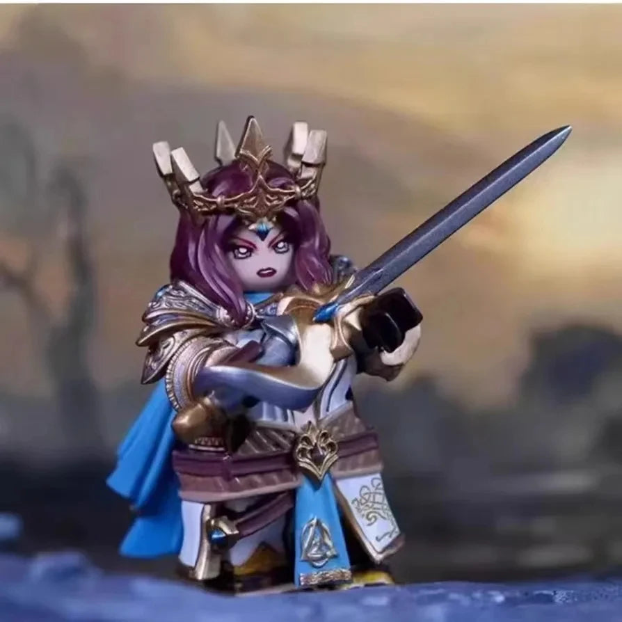 2025 GP201 Lich King Medieval Round Table Building Block Set – Knights Anime Action Figure Model Toy for Collectors & Gifts