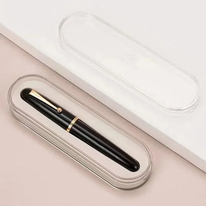 Luxury JinHao 9019 Dadao Fountain Pen – Transparent Acrylic Spin Design, 40mm Nib for Office & School Writing Supplies