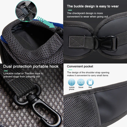 Pet Cat Dog Carrier Backpack – Travel Tote Shoulder Bag, Mesh Sling Carry Pack, Crossbody Pet Carrying Supplies