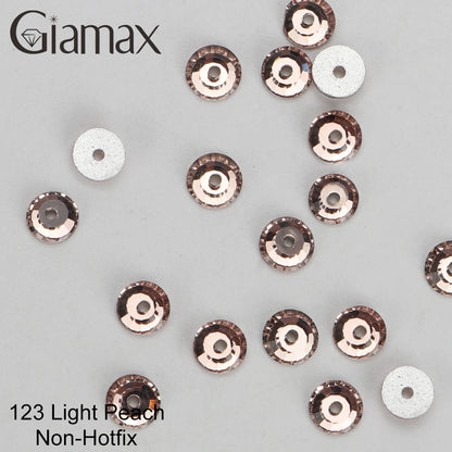 Giamax Purple Velvet Topaz Crystal Rhinestones - Flatback AB Sewing Stones for Garments, Clothes & Bags