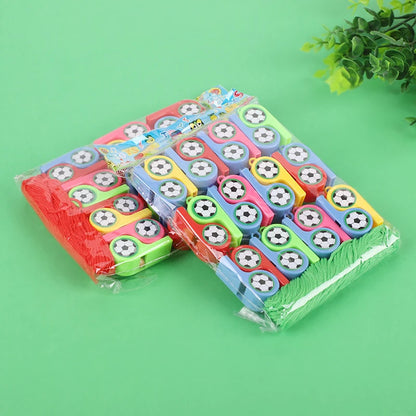 24PCS Colorful Soccer Whistles for Kids – Football Party Favors, Goody Bag & Pinata Fillers, Fun Gifts for Boys & Girls