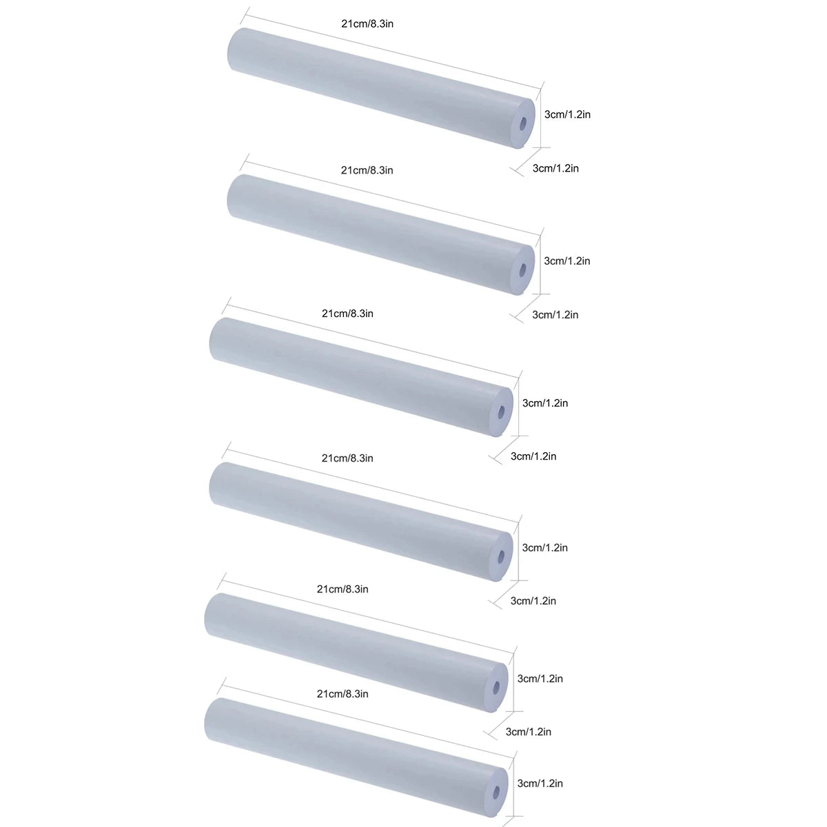 A4 Thermal Paper Roll – 210x30mm for A4 Wireless Bluetooth A40/X8 Printer