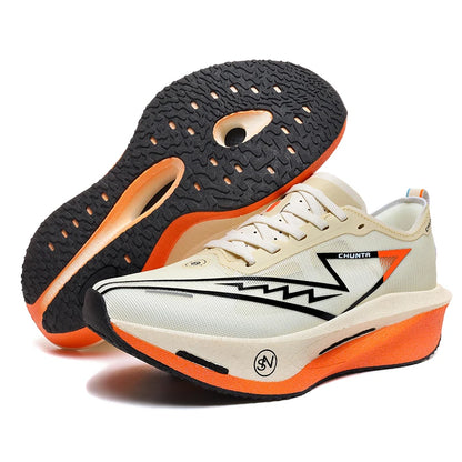 Carbon Plate Marathon Running Shoes - Lightweight Breathable Athletic Sneakers for Men & Women