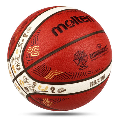 2025 Molten Basketball — Official Size 5/6/7 PU Indoor & Outdoor Ball for Men, Training, Match & Team Games