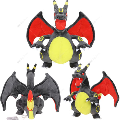 Anime Shiny Pokémon Plush Toys — Charizard, Mega Evolution X, Articuno & Lucario Stuffed Dolls Christmas Gift for Kids
