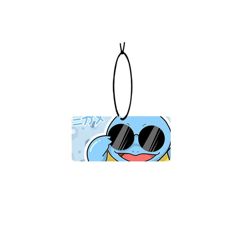 Pokemon Car Fragrance Tablets – Kawaii Anime Pikachu, Psyduck & Squirtle Pendant for Kids