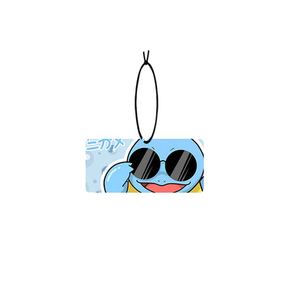 Pokemon Car Fragrance Tablets – Kawaii Anime Pikachu, Psyduck & Squirtle Pendant for Kids