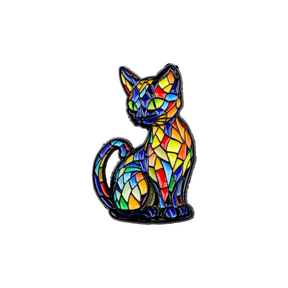 Cool Wolf Enamel Lapel Pin – Forest Animal Badge for Hats, Clothes & Backpacks, Decorative Jewelry Accessories Gift for Friends