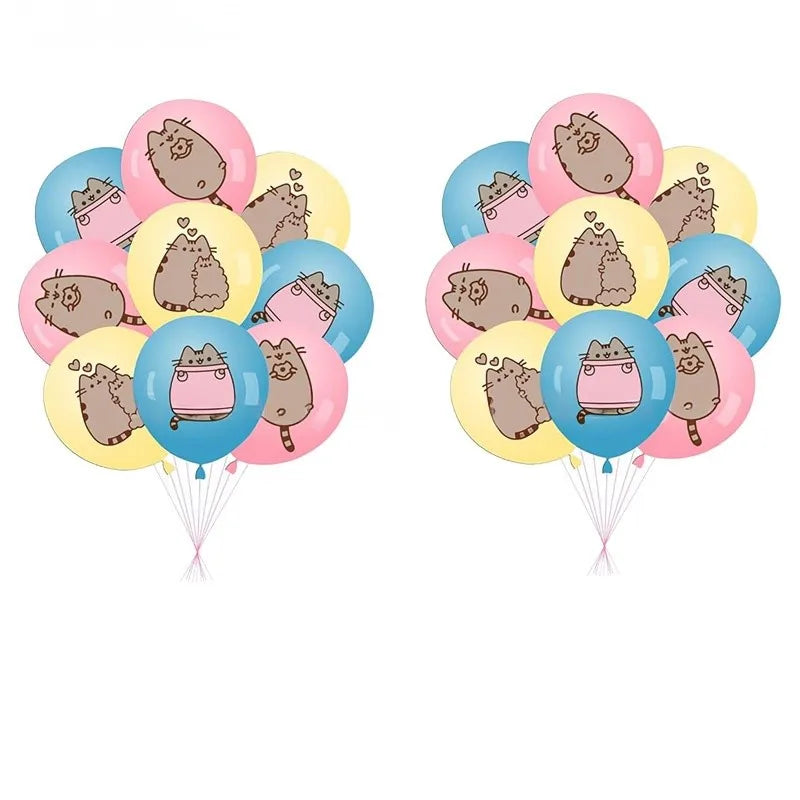 Pusheen Birthday Party Decorations - DIY Balloons, Cake Toppers, Backdrops, and Baby Shower Party Supplies