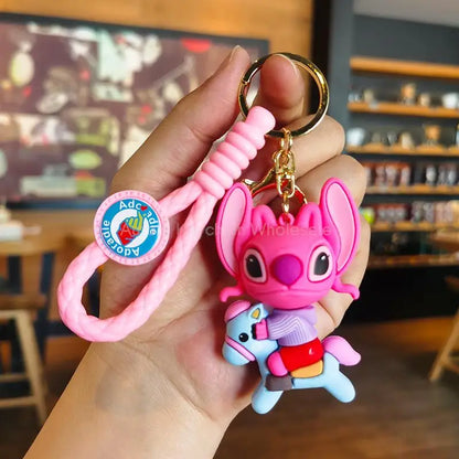 Anime Disney Cartoon Keychain – Gummed Girl, Mermaid & Princess Keyring, Cute Snow White & Alice Toy Gift