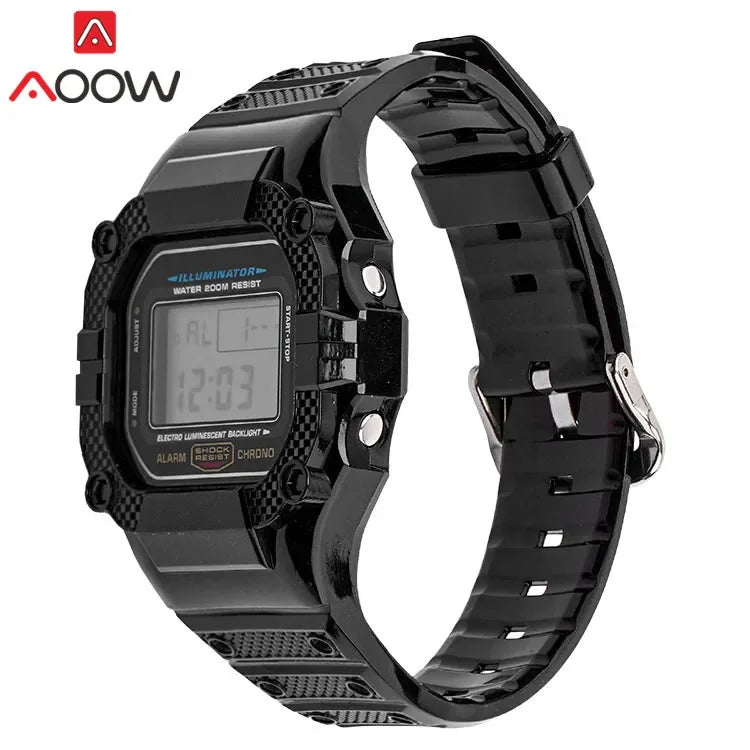 Transparent TPU Resin Watch Band and Bezel Kit for Casio G-SHOCK DW-5600 GW-M5610 GLS-5600 - Protective Replacement Strap and Case Set