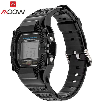 Transparent TPU Resin Watch Band and Bezel Kit for Casio G-SHOCK DW-5600 GW-M5610 GLS-5600 - Protective Replacement Strap and Case Set