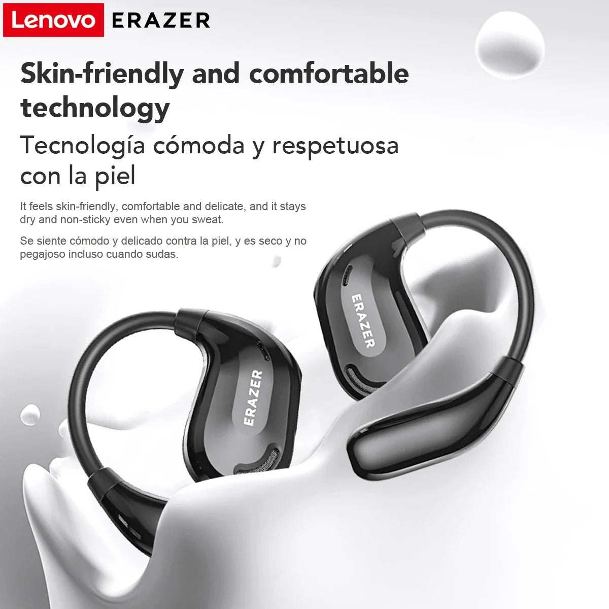 ERAZER XT66PRO Bluetooth Earphones – Wireless ASMR Headset with DIY APP, AI Translator & 13-Hour Battery Life