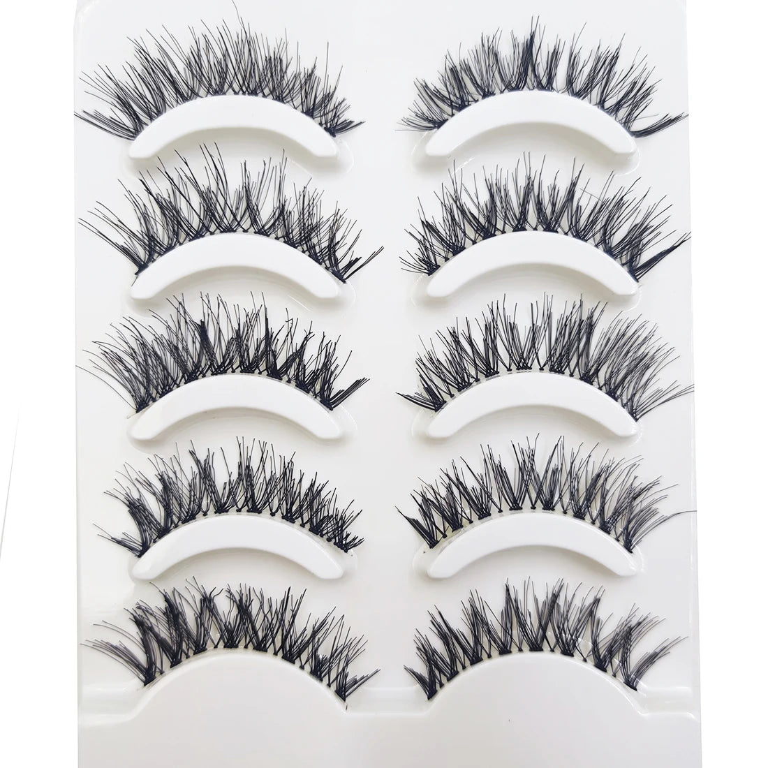 38 Styles 5 Pairs 3D Mink False Eyelashes – Natural Fake Lashes Makeup Beauty Tools