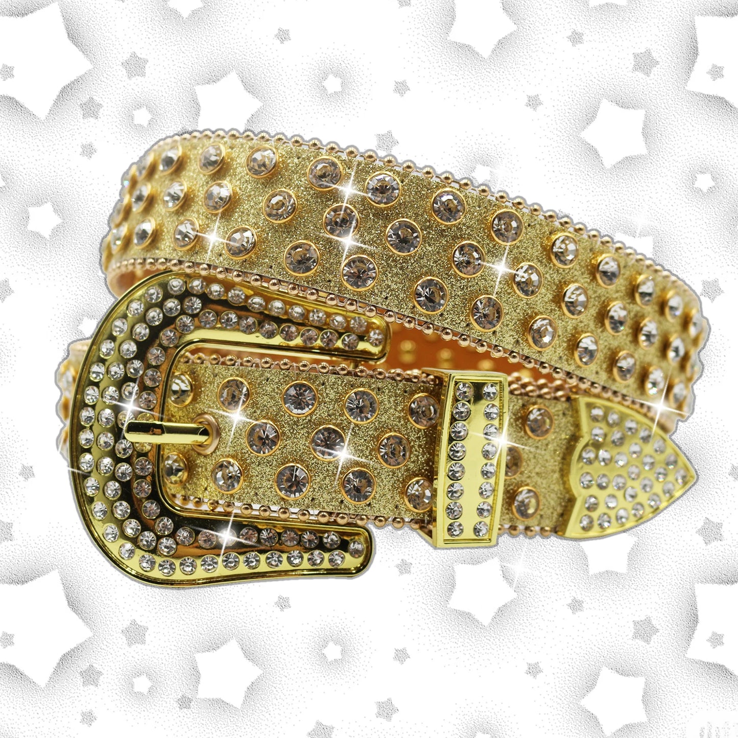 Luxury Rhinestone Belt – Diamond Crystal Studded Fashion Pin Buckle Belt for Women, Stylish Jeans Decoration